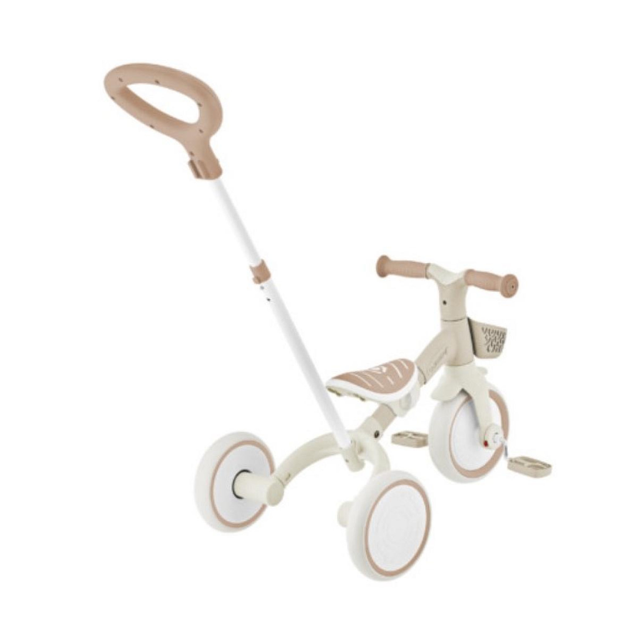 Voir la diapositive 2 : Globber Tricycle 3 en 1 Eco-Logic Beige/Taupe