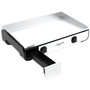 Voir la diapositive 4 : LAGRANGE Plancha électrique Pro 65L noir 2 brûleurs à poser, 65x40 cm + kit d'accessoires