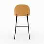 Voir la diapositive 2 : Rendez vous déco Lot de 2 chaises pour ilot central 66,5 cm en tissu jaune moutarde-Karl