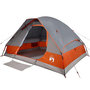 Voir la diapositive 5 : VIDAXL Tente de camping a dome 2 personnes gris et orange impermeable