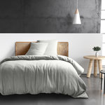 BATON ROUGE Housse de couette 100% gaze de coton. Coloris disponibles : Vert, Blanc, Rose, Gris, Beige, Bleu, Jaune