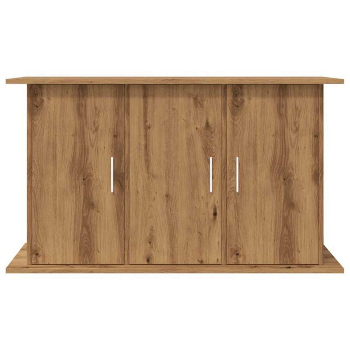 VIDAXL Support d aquarium chêne artisanal 101x41x58 cm bois ingénierie