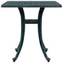 Voir la diapositive 5 : VIDAXL Table de jardin vert 53x53x53 cm aluminium coule