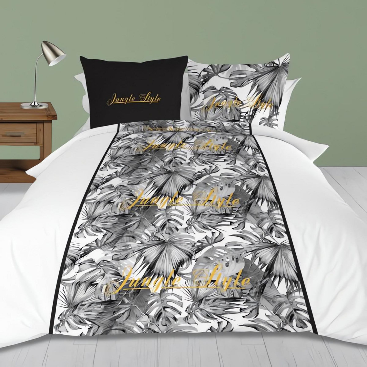 SOLEIL D'OCRE Parure housse de couette en coton 57 Fils/cm2 NOUMEA, par Soleil d'ocre