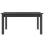 Voir la diapositive 3 : VIDAXL Table basse Gris 80x50x40 cm Bois massif de pin