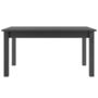 Voir la diapositive 3 : VIDAXL Table basse Gris 80x50x40 cm Bois massif de pin