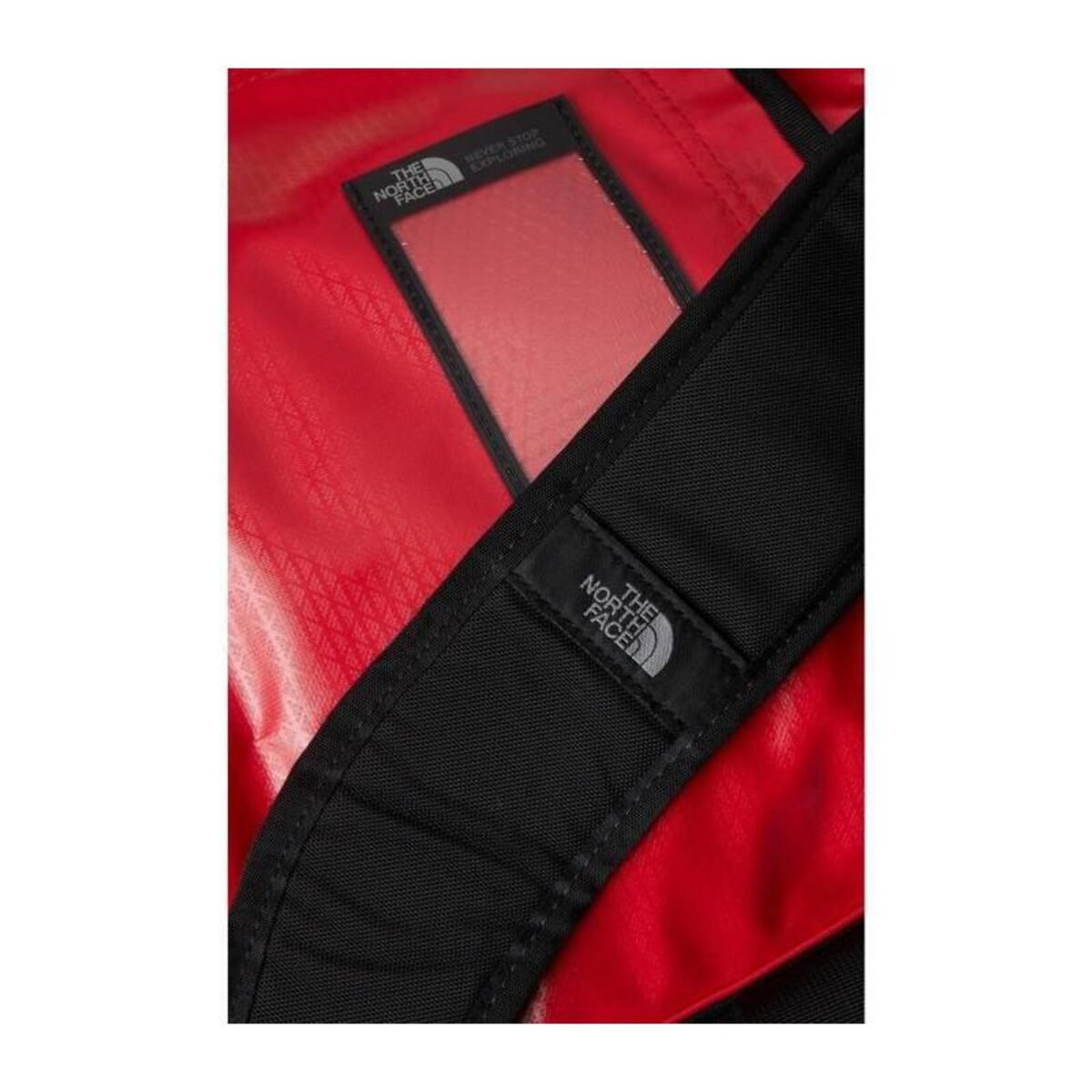 THE NORTH FACE Sac de sport - THE NORTH FACE - Base Camp Duffel M - Red/Black - L 35,5 x H 63,5 x L 35,5 cm - 71 L