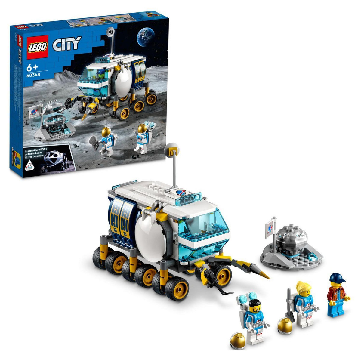 LEGO City 60348 - Le Véhicule d'Exploration Lunaire
