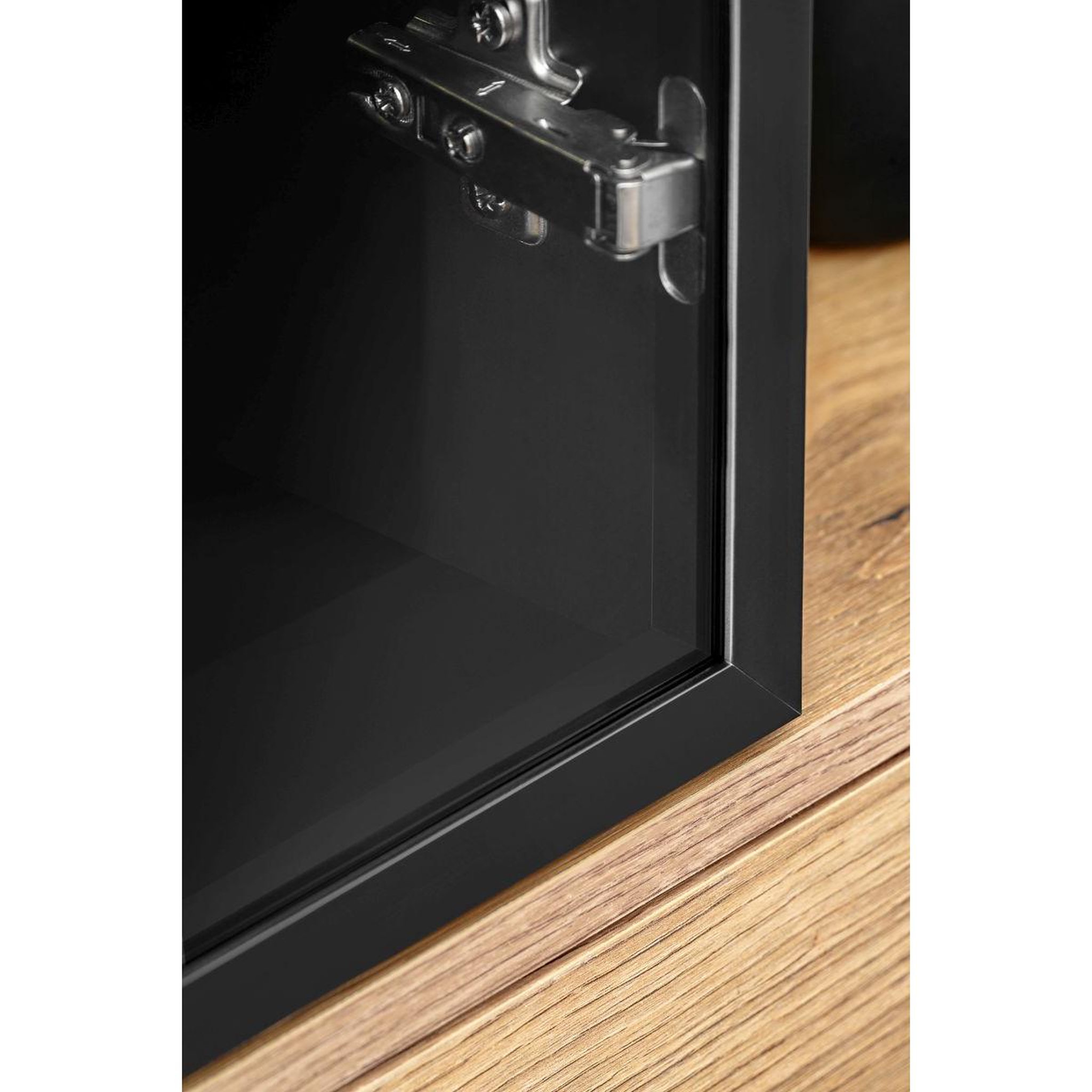 Voir la diapositive 6 : Paris Prix Ensemble meuble tv design  cruz  280cm noir & naturel