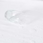 VIDAXL Couvre-matelas impermeables 2 pcs Coton 90x200 cm Blanc