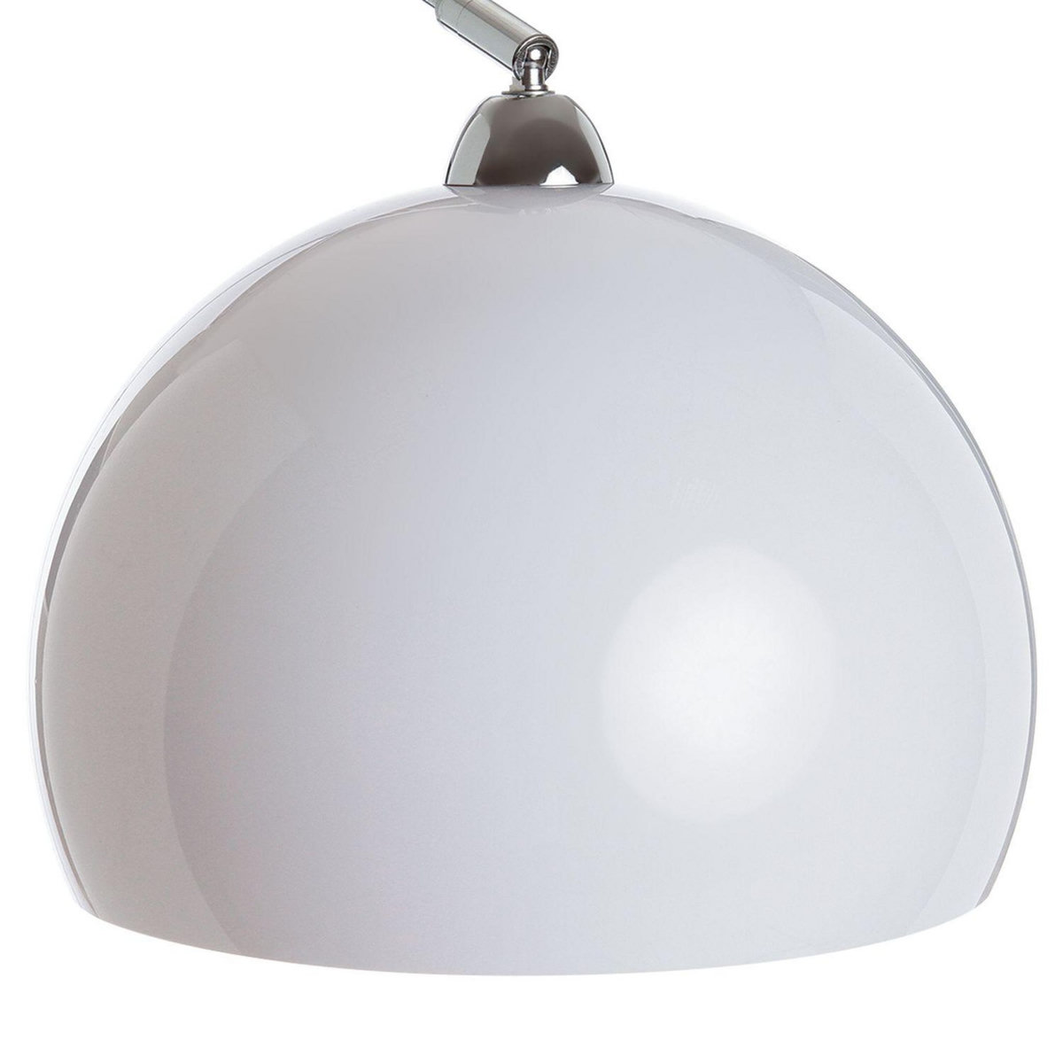ATMOSPHERA Lampadaire en métal Contempo Chic - H. 179 cm - Blanc
