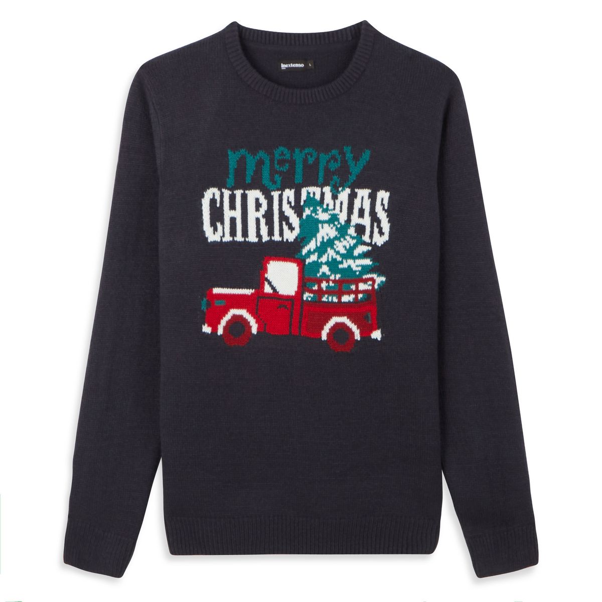 INEXTENSO Pull de Noël marine foncé homme