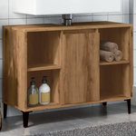 VIDAXL Armoire d'evier chene artisanal 80x33x60 cm bois d'ingenierie