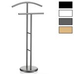 IDIMEX Valet LAURENZ, en métal. Coloris disponibles : Jaune, Gris, Noir, Blanc