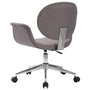 Voir la diapositive 5 : VIDAXL Chaise pivotante de bureau Gris Tissu