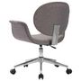 Voir la diapositive 5 : VIDAXL Chaise pivotante de bureau Gris Tissu