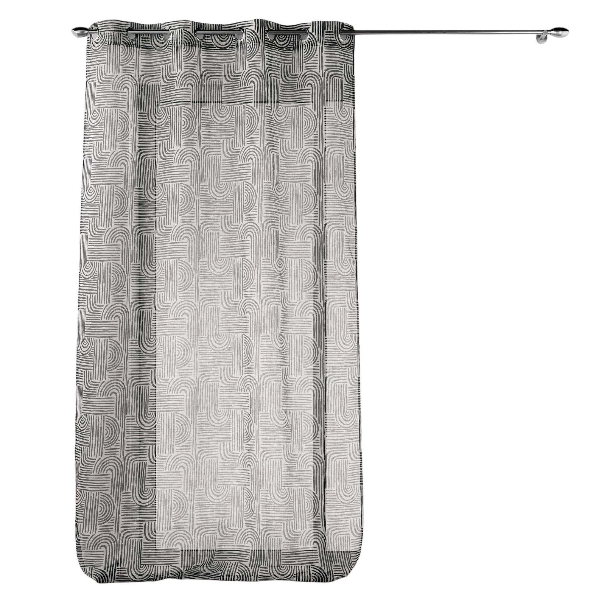 Voir la diapositive 1 : Eden Rideau voile sable collection pandore