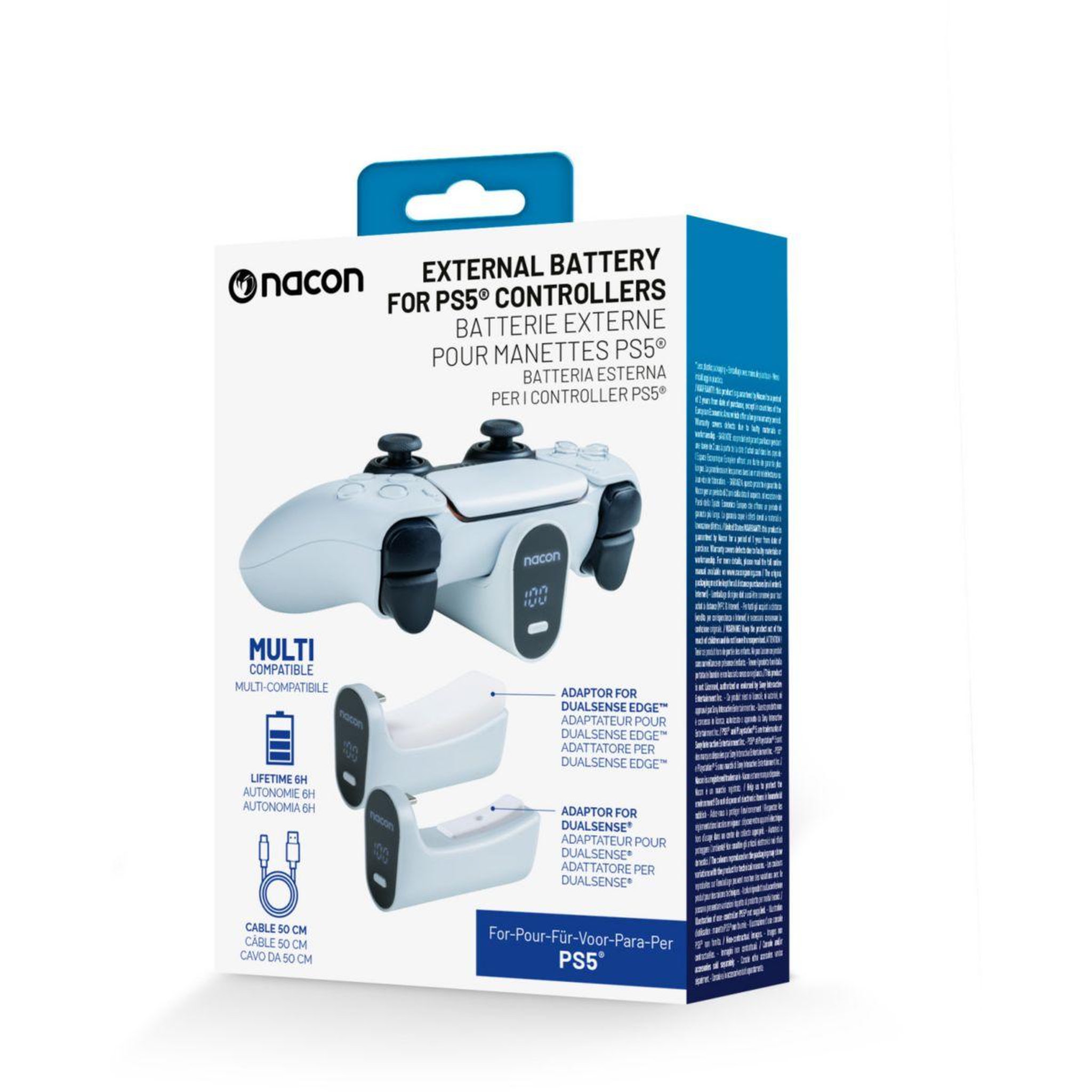 Voir la diapositive 3 : NACON Accessoire manette Batterie externe Dualsense PS5