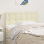 VIDAXL Tete de lit Creme 80x5x78/88 cm Similicuir
