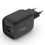 Voir la diapositive 1 : Belkin Chargeur secteur USB C x2 65W GaN PPS Noir