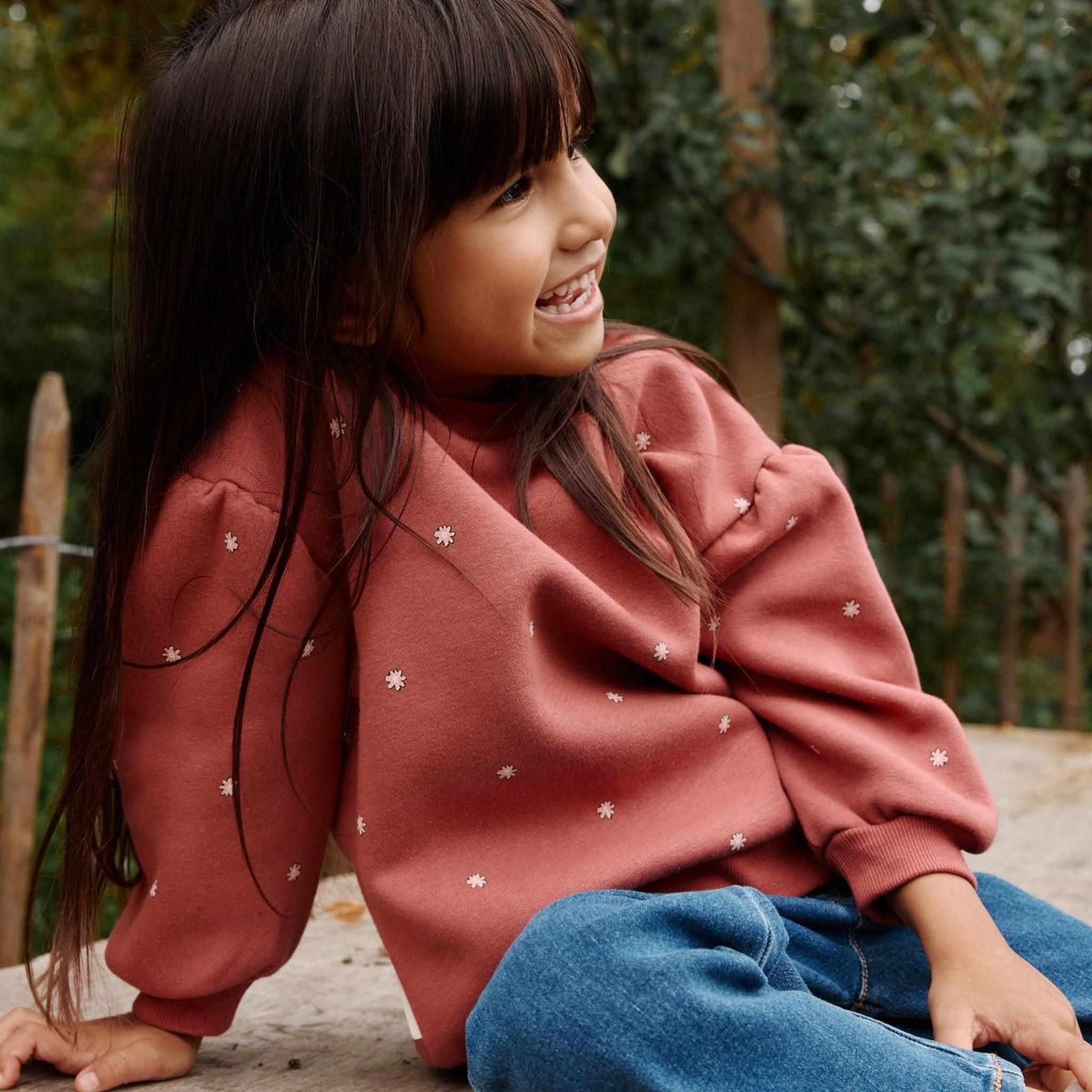 Voir la diapositive 5 : PETIT BEGUIN Sweat en molleton Rose
