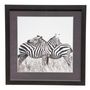 Voir la diapositive 5 : Paris Prix Lot de 5 Cadres Déco  Savane  25cm Noir