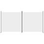 Voir la diapositive 3 : VIDAXL Cloison de separation 2 panneaux Blanc 348x180 cm Tissu