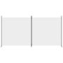 Voir la diapositive 3 : VIDAXL Cloison de separation 2 panneaux Blanc 348x180 cm Tissu