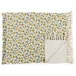 Paris Prix Plaid à Franges  Bain de Soleil  120x150cm Jaune & Vert