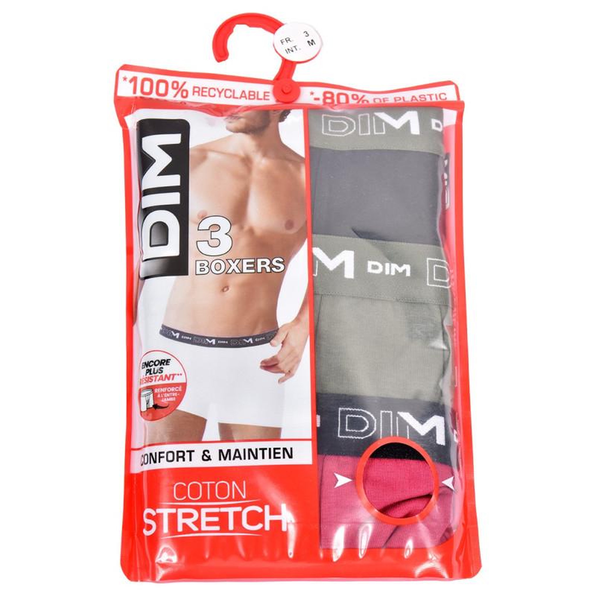 Voir la diapositive 4 : DIM Boxer DIM Lot de 3