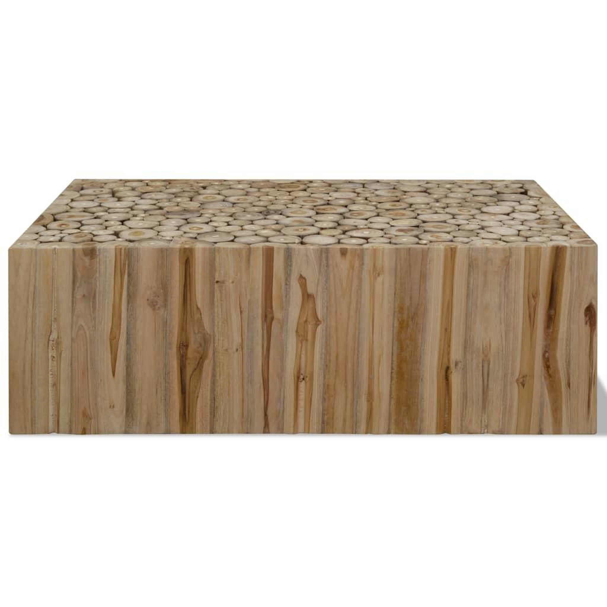 Voir la diapositive 2 : VIDAXL Table basse Teck veritable 90x50x30 cm