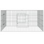 Voir la diapositive 3 : VIDAXL Cage a lapin 110x110x55 cm Fer galvanise