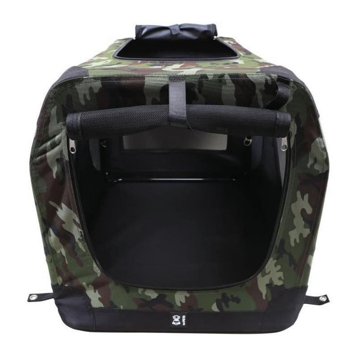 M PETS Caisse de transport - M PETS - COMFORT CRATE L - Camouflage - Pliable - Cadre métallique - Grilles d'aération