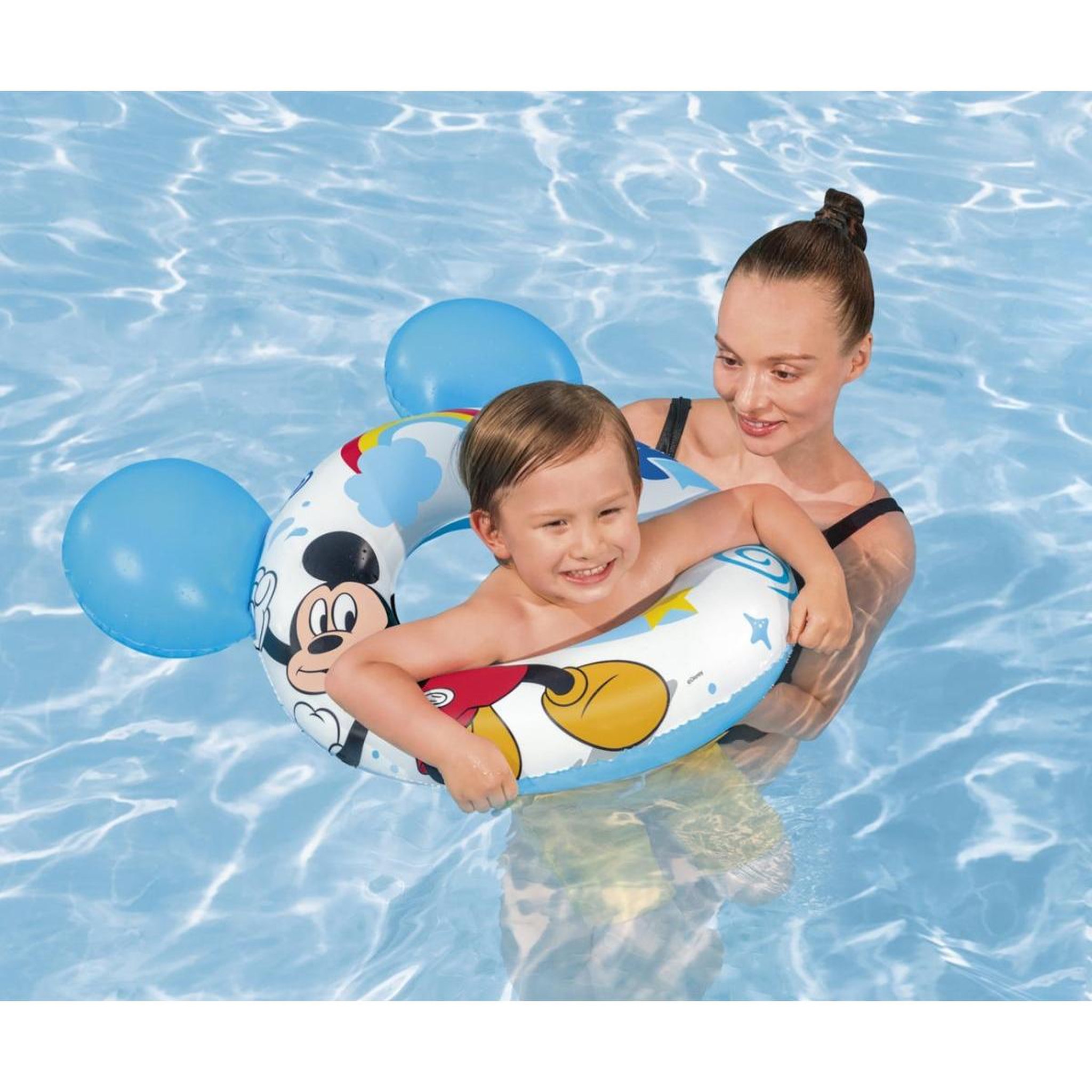Voir la diapositive 2 : BESTWAY Bouée culotte Mickey  9102K 74cm x 76cm