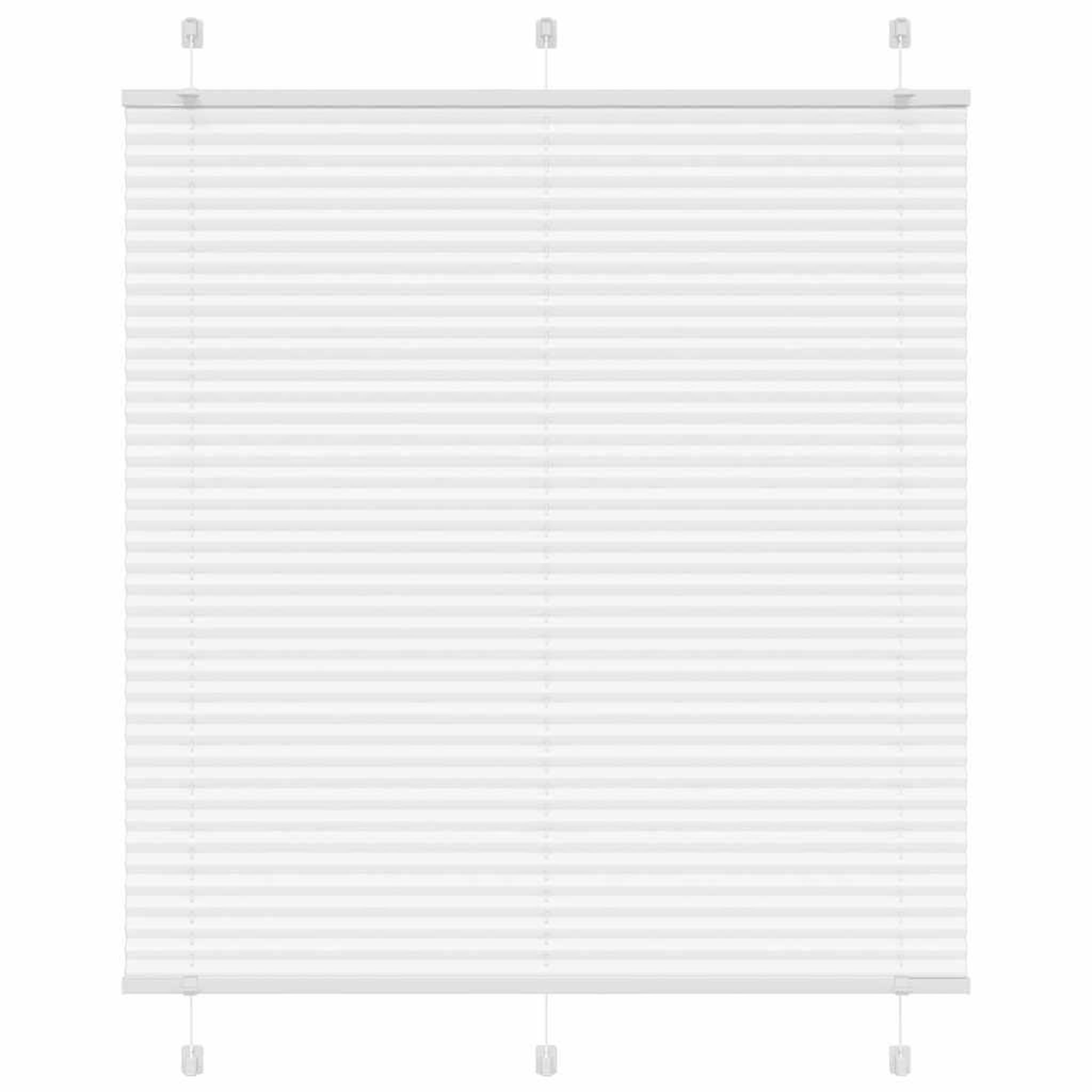 VIDAXL Store plisse blanc 120x150cm largeur du tissu 119,4cm polyester
