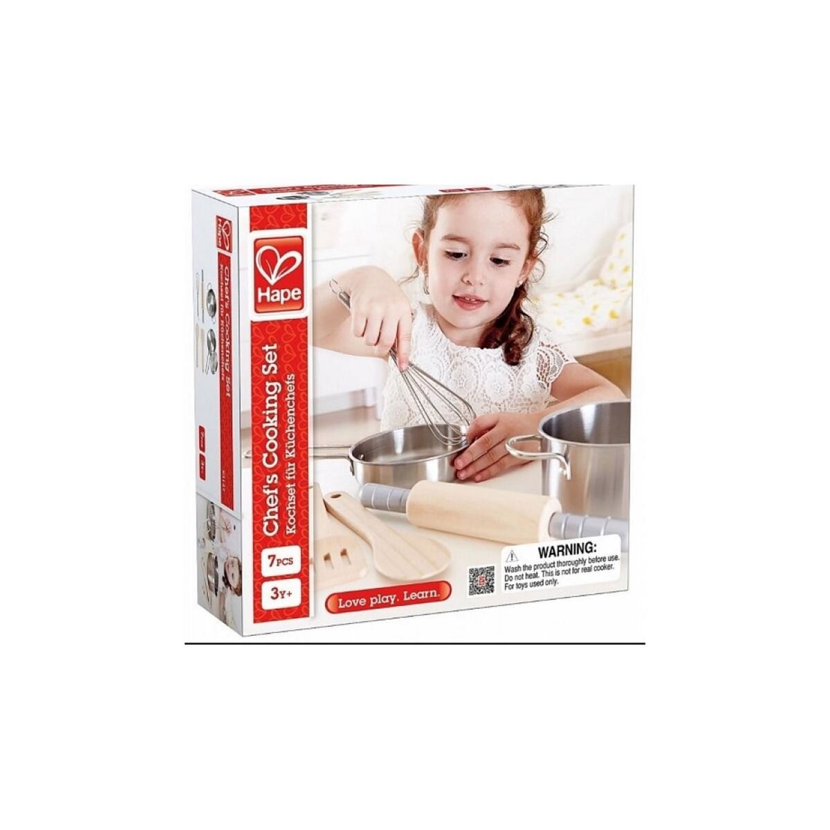 Hape Set de cuisine pour jeunes chefs : Dînette en herbe
