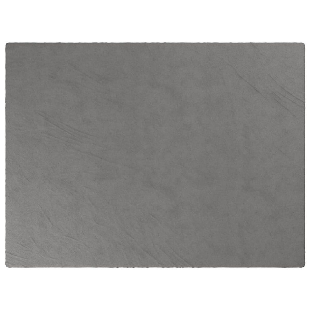 VIDAXL Couverture lestee avec housse Gris 152x203 cm 7 kg Tissu