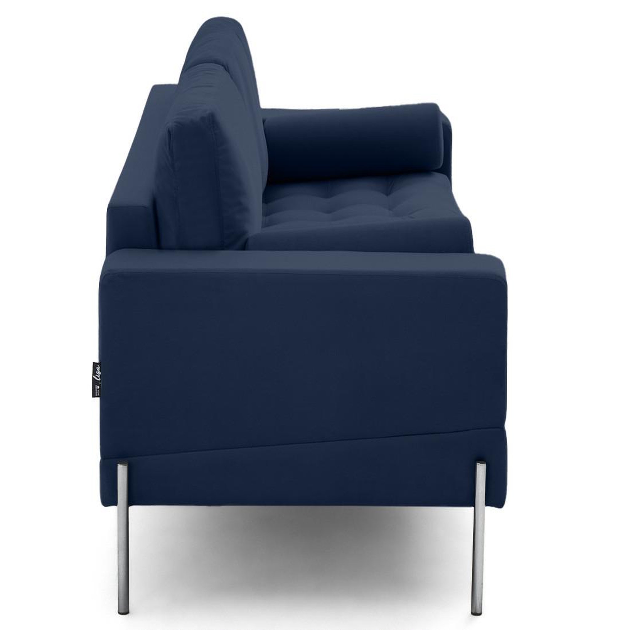 Voir la diapositive 5 : LISA DESIGN Isaure - canapé droit 3 places en velours