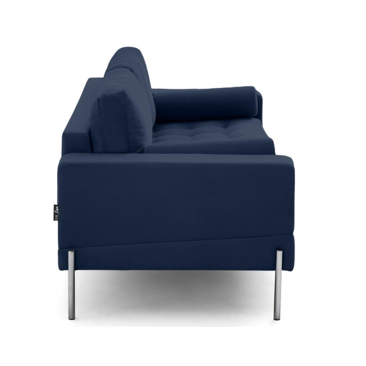 LISA DESIGN Isaure - canapé droit 3 places en velours