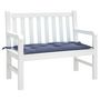Voir la diapositive 3 : VIDAXL Coussin de banc de jardin bleu marine 100x50x7 cm tissu oxford