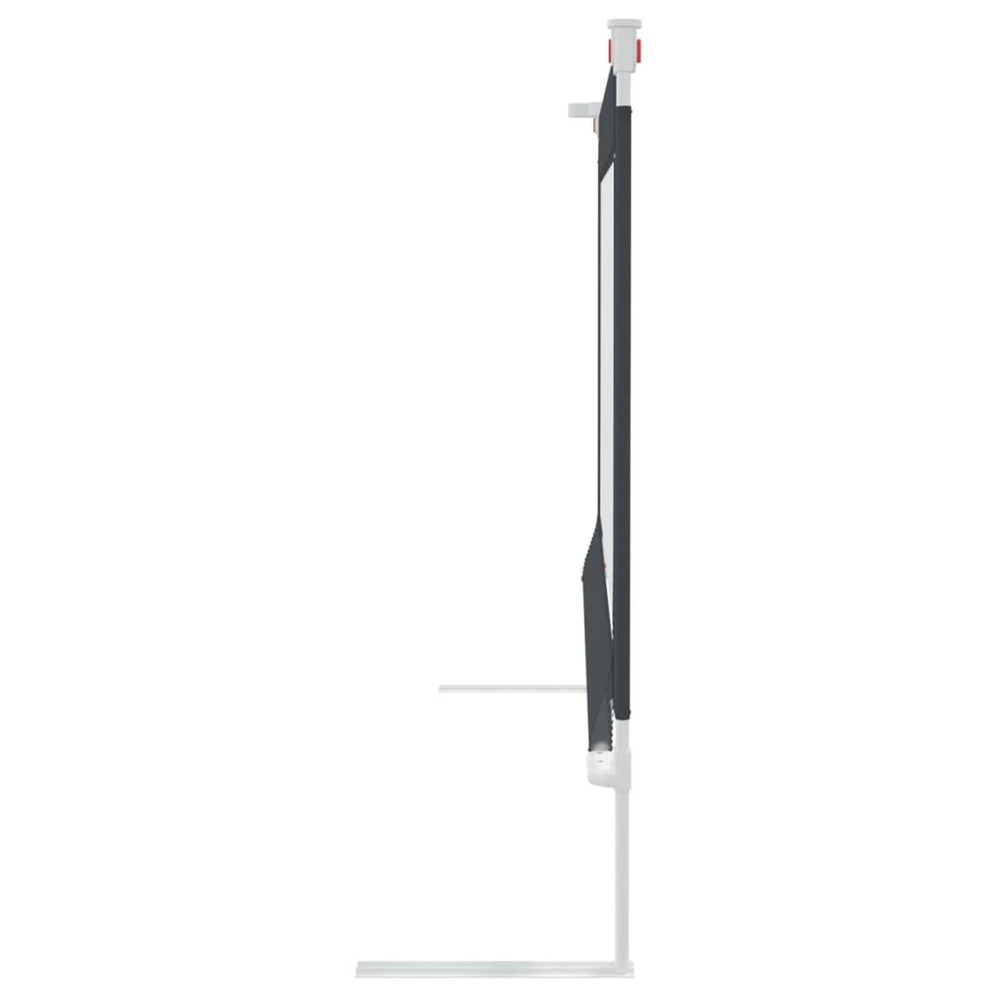 Voir la diapositive 5 : VIDAXL Barriere de securite de lit d'enfant Gris fonce 150x25 cm Tissu