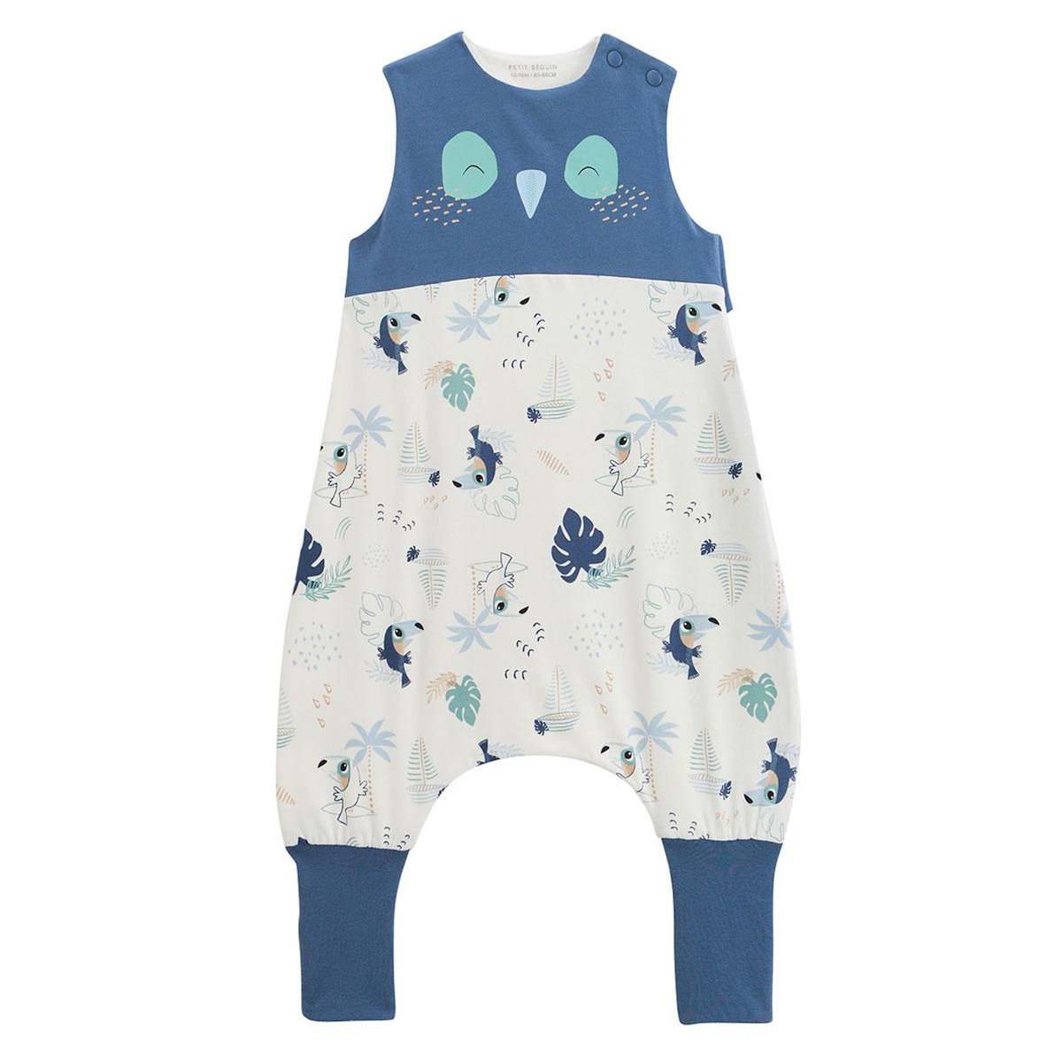 Petit Béguin Turbulette d'été avec pieds retroussables Toucana