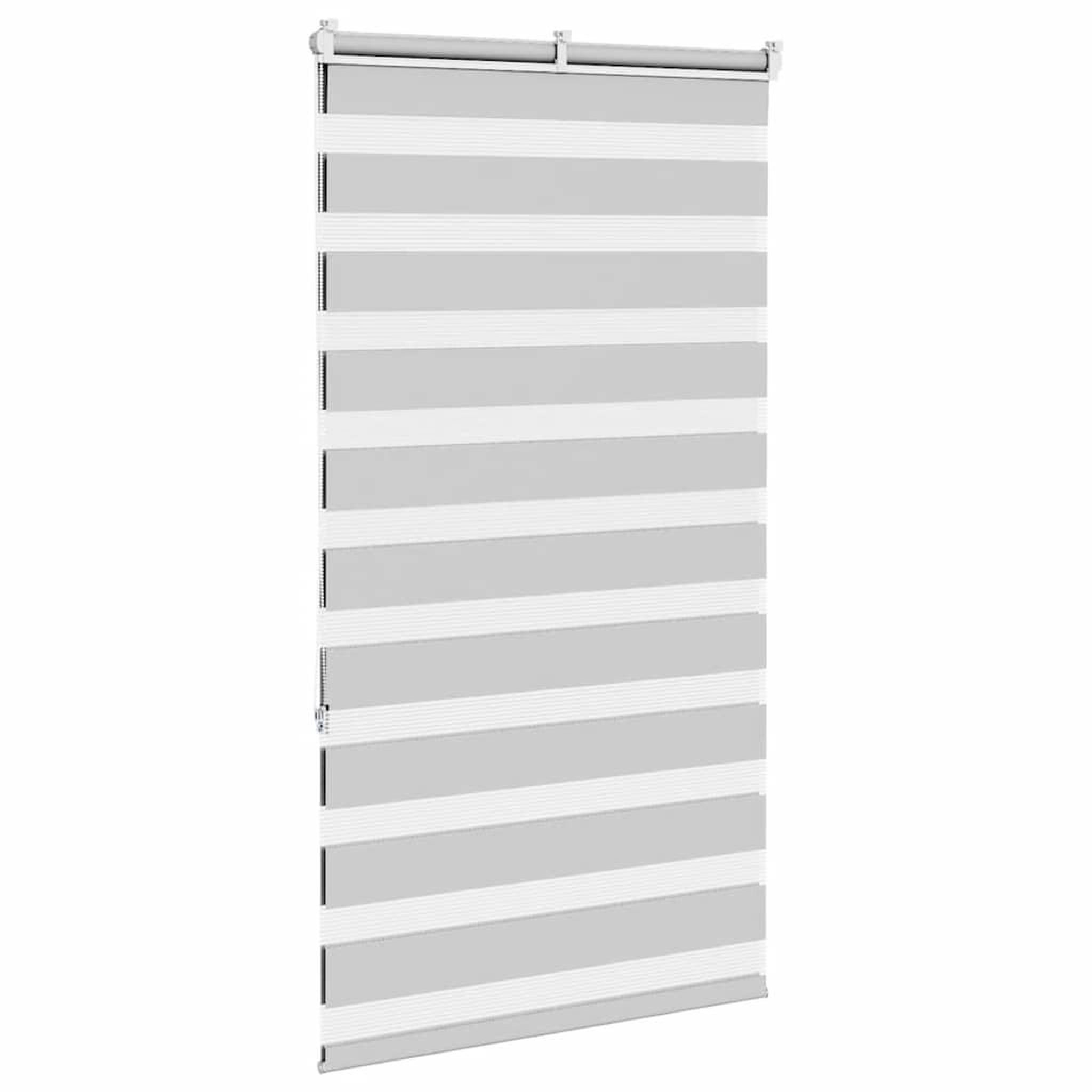Voir la diapositive 4 : VIDAXL Store zebre gris clair largeur du tissu 65,9 cm polyester