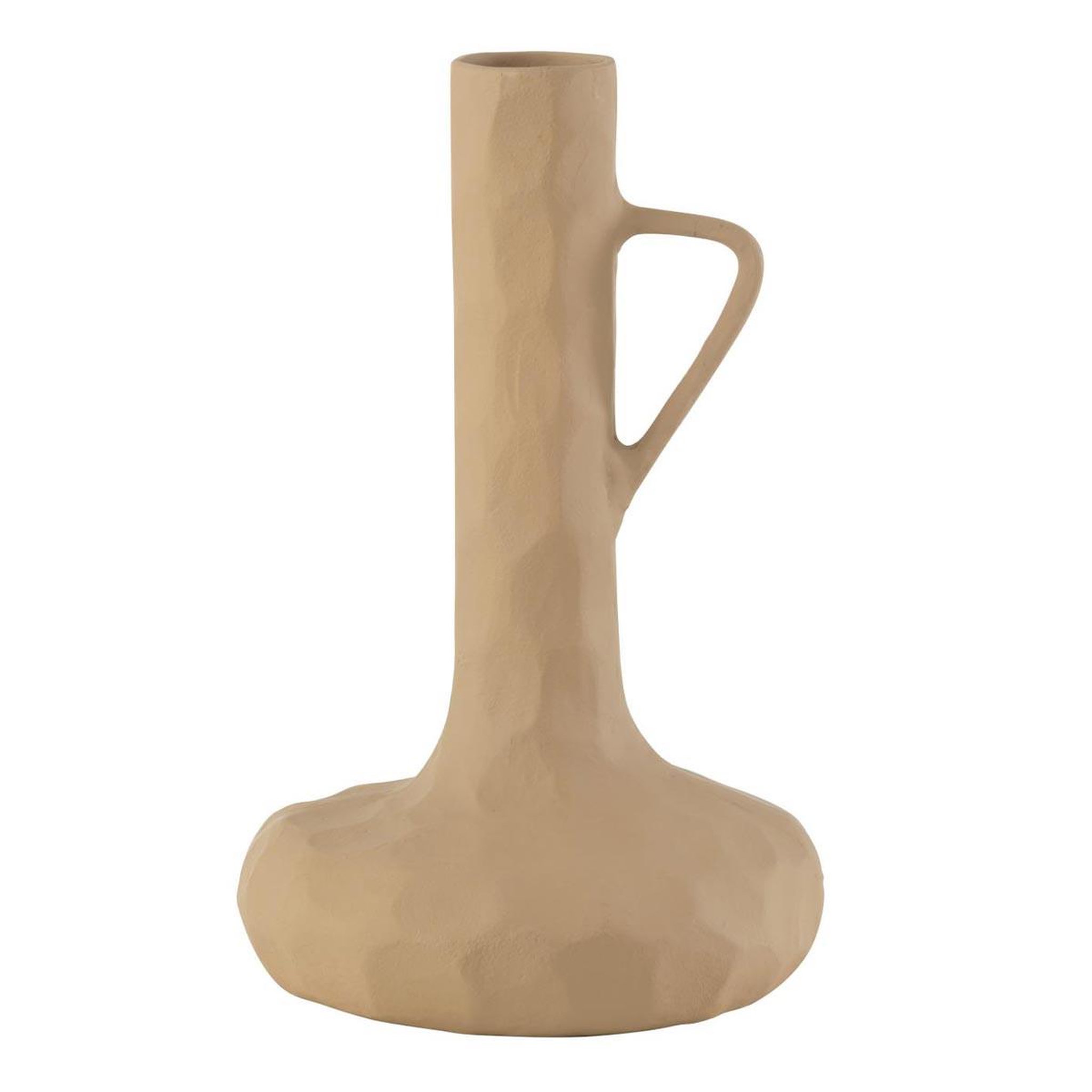 J-LINE Vase déco en métal  pune  39cm beige