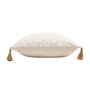 Voir la diapositive 2 : Paris Prix Coussin Déco à Pompons  Angie  45x45cm Naturel