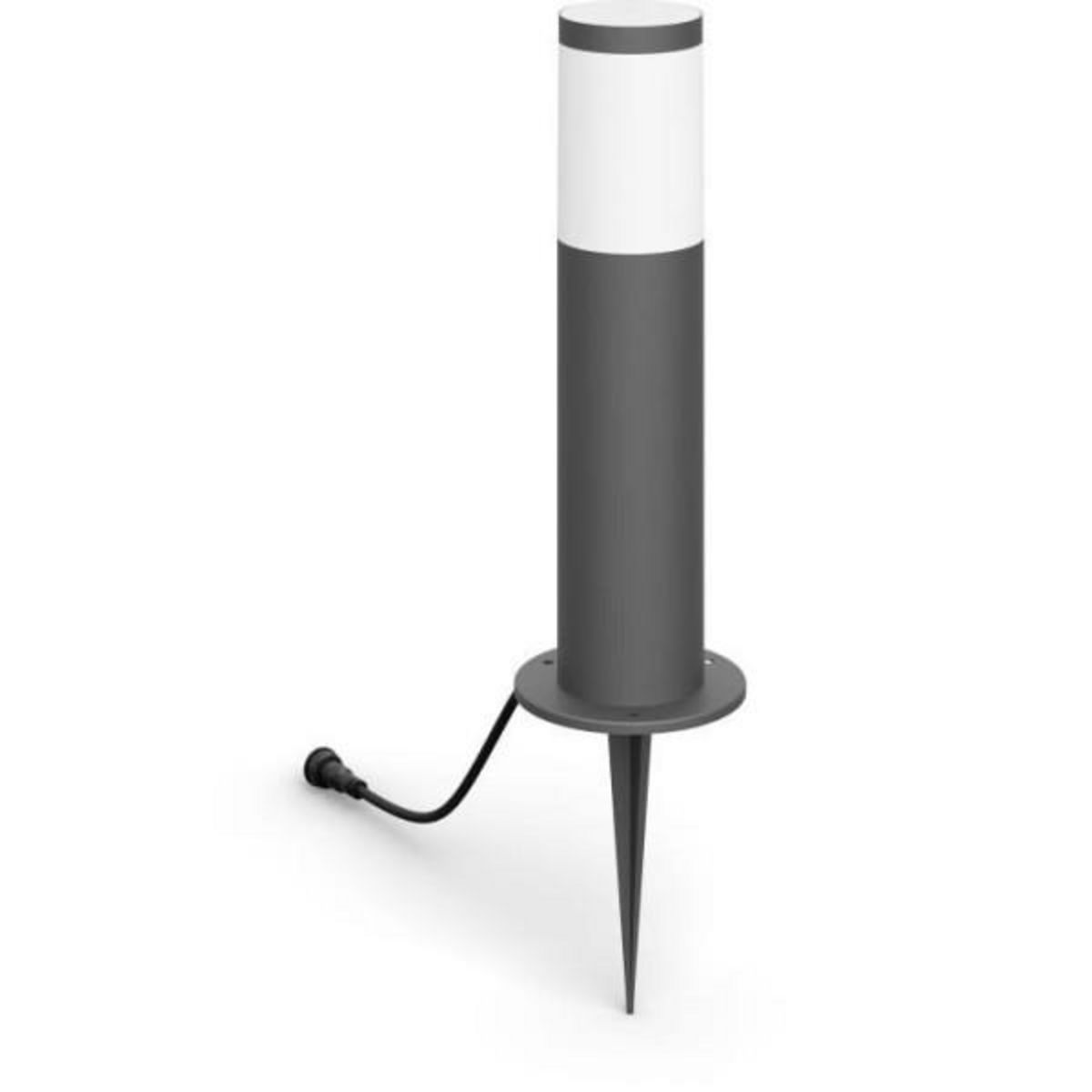 Philips Borne extérieure PHILIPS Utrecht, basse tension 6W, 2700K - Anthracite