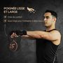 Voir la diapositive 5 : HOMCOM Lot de 3 kettlebells 2,2/4,5/6,8 Kg - prise ergonomique - entraînement musculaire & haltérophilie - PVC noir