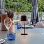 Voir la diapositive 3 : Lumisky 6 mini lampes avec plateau de chargement KELLY MINI Marron Aluminium H22cm