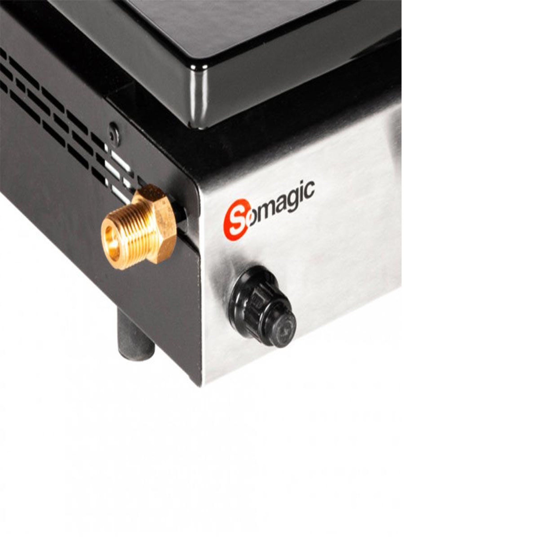 Voir la diapositive 5 : SOMAGIC Plancha gaz 2 brûleurs solia 200 - somagic