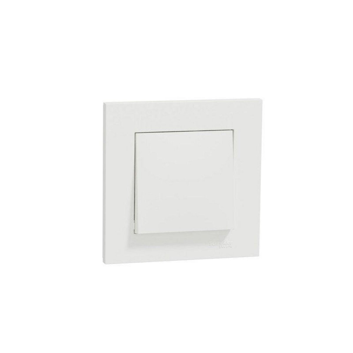 Schneider Electric Lot de 5 interrupteurs va-et-vient complet, Miluz, blanc